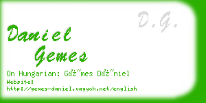 daniel gemes business card